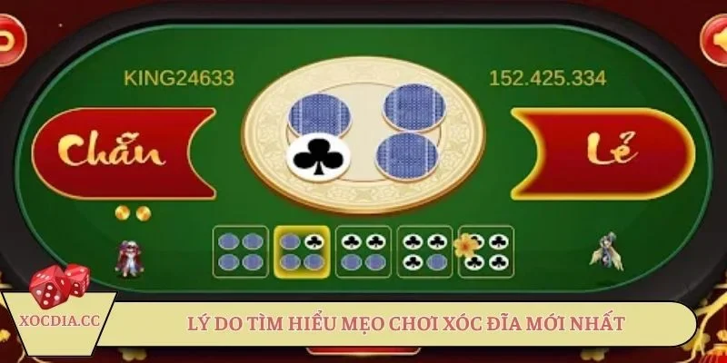 Lý do tìm hiểu mẹo chơi xóc đĩa mới nhất
