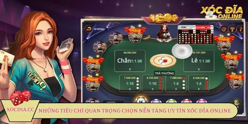 Những tiêu chí quan trọng chọn nền tảng uy tín xóc đĩa online